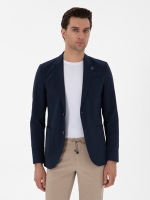 Cacharel Dark Navy Slim Fit Sport Coat