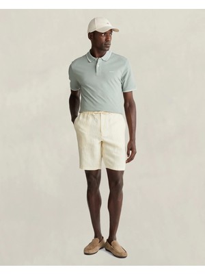 Gant Men's Cream Striped Shorts