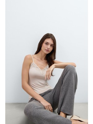 Intimissimi Pretty Flowers Modal And Lace Top
