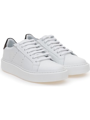 Cacharel White Eva Sole 100% Leather Casual Shoes