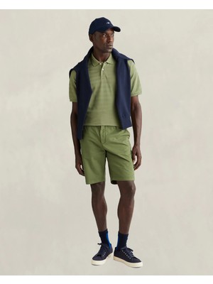 Gant Men's Green Plain Shorts