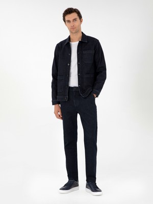 Cacharel Dark Navy Carrot Fit Jeans