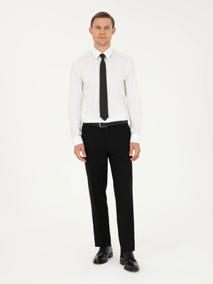 Cacharel Black Slim Fit Trousers