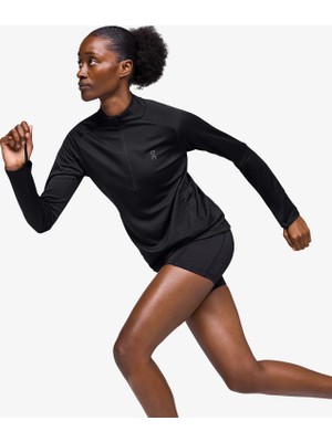 On Climate Women's Black Running Sweatshirt