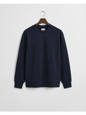 Gant Men's Navy Regular Fit Sweatshirt