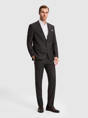 Cacharel Brown Slim Fit Suit