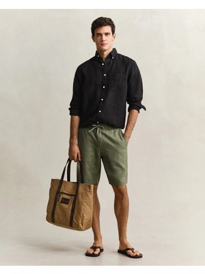 Gant Men's Green Plain Shorts