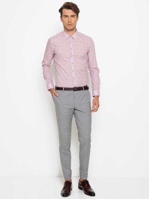 Cacharel Fuchsia Slim Fit Long Sleeve Shirt