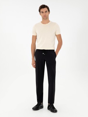 Cacharel Black Slim Fit Trousers