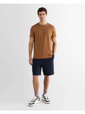 Gant Men's Navy Regular Fit Logo Shorts
