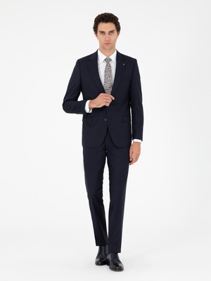 Cacharel Navy Slim Fit Suit