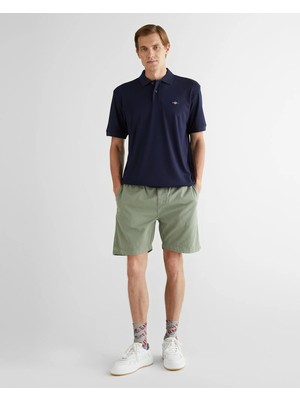 Gant Men's Green Regular Fit Shorts