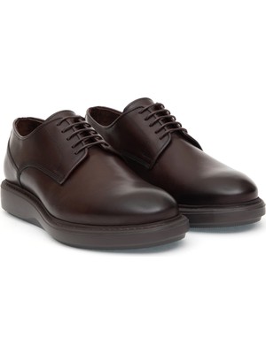 Cacharel Brown %100 Leather Smart Casual Shoes