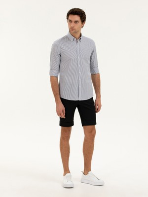 Cacharel Black Slim Fit Shorts