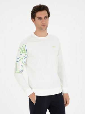 Cacharel White Regular Fit Sweatshirt