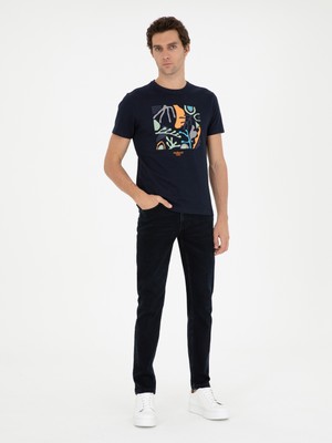 Cacharel Navy Slim Fit Jeans