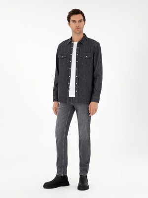 Cacharel Anthracite Slim Fit Jeans