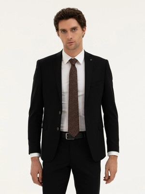 Cacharel Black Slim Fit Blazer