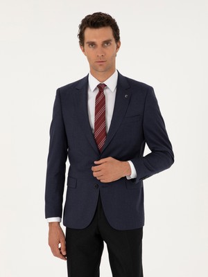 Cacharel Navy Slim Fit Blazer