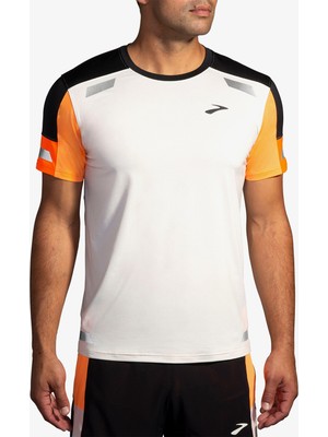 Brooks Run Visible Sleeve 2.0 Men's White T-Shirt