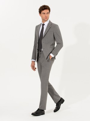 Cacharel Grey Slim Fit Suit