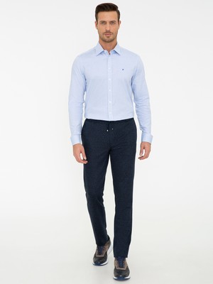 Cacharel Navy Extra Slim Fit Trousers