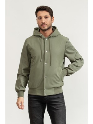 Boss P-Steele Men's Hooded Sweatshirt Green