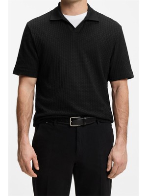 Boss H Pye 251 Men's Polo T-Shirt Black