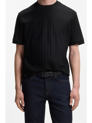 Boss H Thompson 236 Men's Crew Neck T-Shirt Black