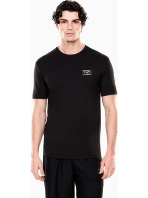 Ea7 Men's Crew Neck T-Shirt Black
