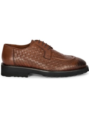 Cacharel Tan Smart Casual %100 Leather Shoes