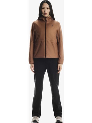 On Trek Insulated Women's Brown Running Jacket