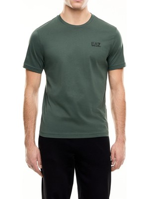 Ea7 Men's Crew Neck T-Shirt Multicolor