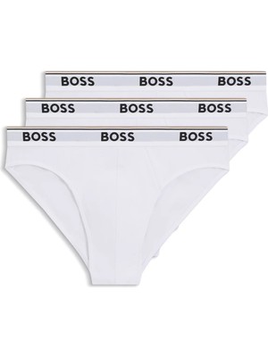 Boss Brief 3p Power Men's 3-Pack Boxers White