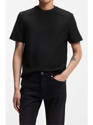 Boss H Thompson 228 Men's Crew Neck T-Shirt Black