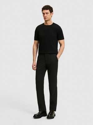 Cacharel Black Slim Fit Elastic Waist Trousers
