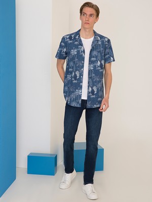 Cacharel Indigo Slim Fit Shirt