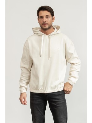 Boss C-Stevens Men's Hooded Sweatshirt White