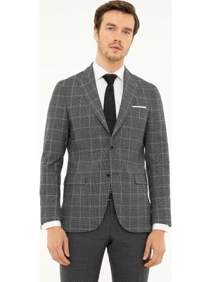 Cacharel Black Slim Fit Blazer