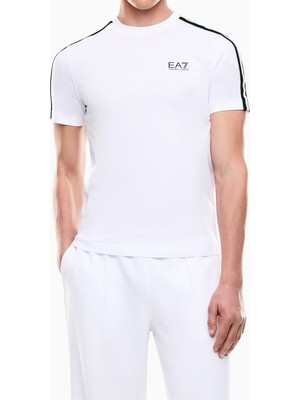 Ea7 Men's Crew Neck T-Shirt White