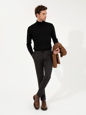 Cacharel Black Ex. Slim Fit Trousers