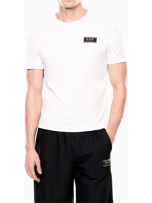 Ea7 Men's Crew Neck T-Shirt Multicolor