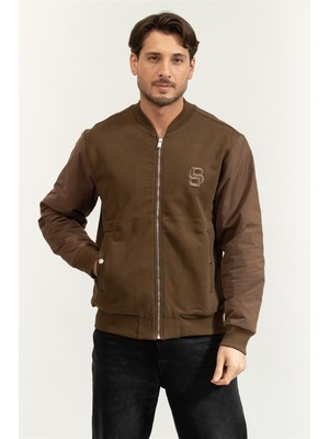 Boss Men's Zip-Up Sweatshirt Green