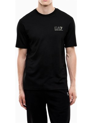 Ea7 Men's Crew Neck T-Shirt Black