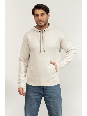 Boss Men's Hooded Sweatshirt White