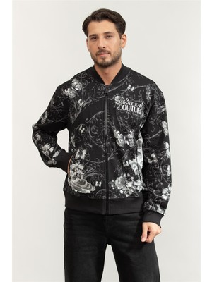 Versace Jeans Couture Fleece Pan Cab Curiosite Men's Zip-Up Sweatshirt Multicolor