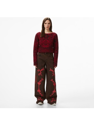 Les Benjamins Regular Fit Women's Brown Pants