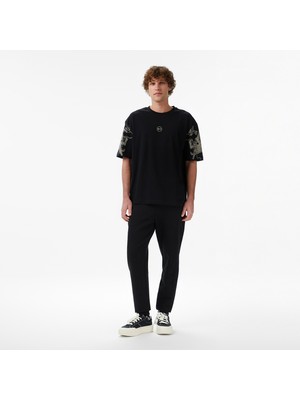 United Unıted4 Regular Fit Men's Black Sweatpants