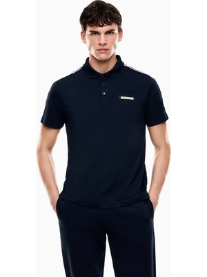 Ea7 Men's Polo Shirt Black