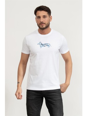 Harmont&blaıne Harmont Blaine Men's Crew Neck T-Shirt White